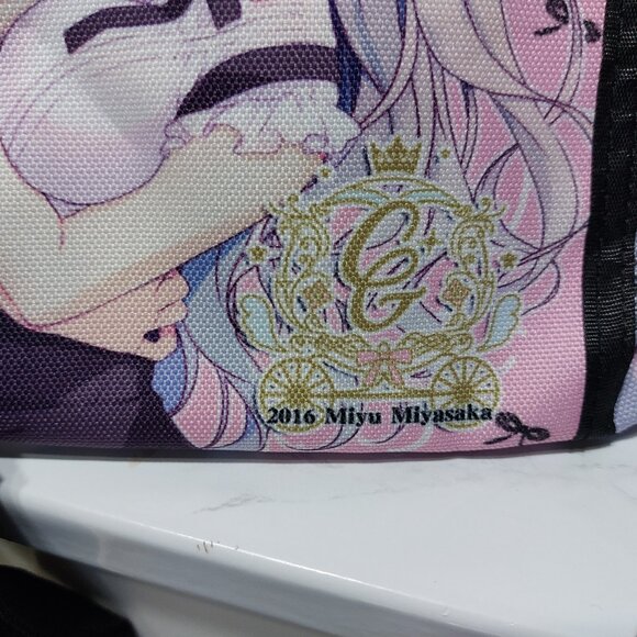 Sexy Anime Girl Miyu Miyasaka Small Thin Messenger Bag Adjustable Straps - Picture 14 of 16